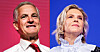 Jonas Gahr Støre og Ap har igjen flertall i LO - foran Frp og Sylvi Listhaug.