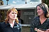 Ap, her ved nestleder Tonje Brenna (t.h.), skal vinne flere organiserte hos LO og leder Kine Asper Vistnes.