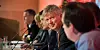 PANELDEBATT: John-Ole Soløy, konserndirektør i ISS, var blant paneldeltagerne i debatten om anbud på Kartellkonferansen.
