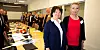 Runa Opdal Kerr, forhandlingsleder og direktør for arbeidsgiverområdet i Finans Norge, og Peggy Hessen Følsvik, første nestleder i LO.