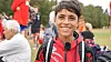 TAKKER: Amr er 13 år og spiller på Gaza Kids. Han forteller at det betyr mye for han og de andre guttene å kunne vise seg fram, representere Palestina og bli kjent med mange nye venner fra både Norge og Palestina. Amr og de andre spillerne fra Gaza Kids  bor alle på et barnehjem.