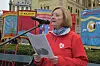 VIL FØLGE OPP: Stortingsrepresentant Lise Christoffersen (Ap) lover at Arbeiderpartiet vil følge opp jobben  LO-ene og fagforeningene har gjort for å dokumentere  alle hull og svakheter i yrkeskadereglene for utenlandske arbeidstakere.