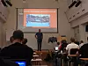 FYSISK MØTE: Klubblederkonferansen samlet 38 deltagere, med god smittevernsavstand. Dagen etter var dte også møte på Teams med de som ikke kunen møte, eller valgte å være hjemme.