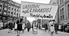LIKELØNN: Lik lønn for kvinner og menn har vært en kampsak i flere tiår. Her fra 1. mai i Oslo i året 1968.