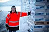FORNØYD SOM VARA: Øystein Pedersen (Ap) i Alta, her i arbeidstøy for Sibelco Nordic på Stjernøya.