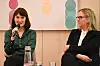 Lise Rye fra NTNU og Kristin Hansen fra NHO.