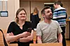 EL OG IT: Therese Lekven og Morten Bildøy kom fra EL og IT Forbundet for å være med på energimøtet i Brussel.