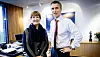 2012: Jens Stoltenberg og Mette Nord høsten 2012, et langt blidere møte enn da de først traff hverandre i Telemark.