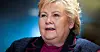 Høyre-leder Erna Solberg forsøker å skape mer oppmerksomhet om partiets politikk.