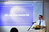 FRAMTIDEN: Steffen Fjærvik fortalte at identifikasjon som journalistisk kriterium fortsatt fungerer. Skriver du en sak om Halden så er det nettopp folk fra Halden som leser den.