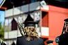 Korps: Tradisjonen tro spiller Ådalsbruk Musikkforening opp ved Folkets Hus 1.mai.2014.