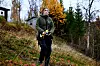 Her fotografert under oppussing av en hytte i forbindelse med innspilling av programmet Eventyrlig Oppussing. 2023, Sulitjelma.