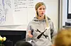 Lene Repvik Storrø under et lærer-foredrag i 2018.