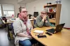 IKKE FORNØYDE: Siri Andersen (t.v) og Elin Østvold i Fagforbundet Sandnes,  synes prosessen mot mer heltid i kommunen går for sakte.