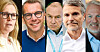 Fra venstre: Birgitte Ringstad Vartdal, Steffen Syvertsen, Christian Wilhelm Rynning-Tønnesen, Eirik Frantzen og Finn Bjørn Ruyter.