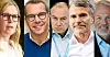 Fra venstre: Birgitte Ringstad Vartdal, Steffen Syvertsen, Christian Wilhelm Rynning-Tønnesen, Eirik Frantzen og Finn Bjørn Ruyter.