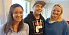 F.v: Barnevernsleder Elisabeth Kumano Rom, Fredrik Sørensen og virksomhetsleder Hanne Bjørkvold Lilleåsen.