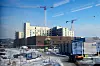 Drammens nye sykehus ligger rett mellom toglinja og Drammensbukta. Hvis planen holder skal det være klart til drift i 2025.