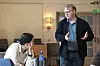 DELEGATER: Tove Johanne Bårdsnes fra Honningsvåg og Ørjan Pedersen, som i dag er ungdomsrepresentant i forbundsstyret, var delegater fra det nordligste fylket.
