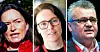 STRIDES OM OLJEUTBYGGING: Nestleder Sissel M. Skoghaug i Fagforbundet og forbundsleder Kjersti Barsok i NTL er sterkt uenige med Fellesforbundets forbundsleder Jørn Eggum om utbygging av nytt oljefelt.
