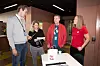 VERVER FLERE: FLT i TINE jobber hele tiden for å rekruttere flere medlemmer. F.v. Thomas Holtlien Hagen og Filippa Eriksson som er klare til å melde seg inn. Lars Karlsen og regionrådsgiver Elisabeth Mogård ønsker velkommen.