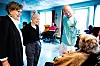Leder Mette Nord i Fagforbundet (t.v.) og SV-leder Kirsti Bergstø er kritiske til at Høyre-byrådet i Oslo legger fire sykehjem ut på anbud.