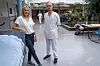 HOLDNINGSENDRING: Holdningene til Eve har endra seg fra skepsis til positivitet, forteller Linda Sørensen. Her sammen med Fredrik Warhuus.