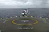 I RETTSAPPARATET: Nedbemanning ved heliporten ved Sola havner i rettsapparatet. Helikopterplassen brukes mye for å frakte folk til og fra nordsjøen. Dette illustrasjonsbildet er av et helikopter som tar av fra Ekofisk-feltet i 2001 - trolig gikk turen til nettopp Sola Heliport.