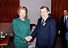 THATCHER: Også britane gir si støtte til Solidaritet. Statsminister Margaret Thatcher besøker Gdansk og Lech Walesa allereie i 1988.