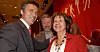 LO-kongressen i 2005. Daværende leder i Arbeiderpartiet, Jens Stoltenberg, gratulerer Ged-Liv Valla med gjenvalget som LO-leder. På denne kongressen vedtok LO sin pensjonspolitikk.