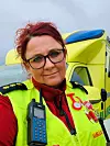 OPPRØRT: Leder i faggruppa for ambulansearbeidere, Line Ernestussen.