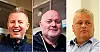 Frode Alfheim er forbundsleder Industri Energi.  LO-sekretær Are Tomasgard og Jørn Eggum, leder i Fellesforbundet