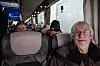 Håkon Straume i turbussen.