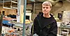 KLUBBLEDER: Klubbledere for Industri Energi, Kristopher Nordal, trivdes såpass godt ved Magnor Glassverk, at han valgte å gå læren som glassblåser.