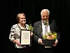40-årsjubilantene: Fra venstre ser vi Bjørg Nilsen og Toralf K Austrheim.