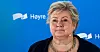 Høyres leder Erna Solberg vil gjøre det lettere for de som er uføre, å jobbe litt, hvis de kan.