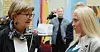 Leder i Fagforbundet, Mette Nord (til venstre) og leder i Norsk Sykepleierforbund, Lill Sverresdatter Larsen, er enige med helseministeren om at oppgavene på sykehusene kan fordeles bedre enn i dag.