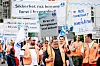 STOLTE: -1. mai-toget er veldig viktig for Norsk Sjømannsforbund. Vi benytter kampdagen til å markere våre viktigste saker og vise fram yrket vårt, uttalte forbundssekretær Jahn Cato Bakken før markeringen.