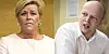 Frp-leder Siv Jensen og Sp-leder Trygve Slagsvold Vedum.