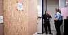 STENGT: Dusjene i kantinebygget er avstengt, og kan ikke tas i bruk før ventilasjonssystemet er fikset. Det er ingen planer om å utbedre disse.