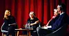 I en samtale ledet av informasjonsrådgiver Tonje Karenina Pettersen (f.v.), diskuterte tidligere LO-leder og NTL-nestleder Gerd-Liv Valla, hovedkasserer Bente Næss Holt og Jan Messel, forsker og forfatter av boken «Samling og Strid» NTLs utvikling gjennom historien.