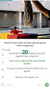SPILL OG SCORE: Et eksempel på en quiz i appen.