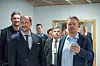 Elcare og sikkerhetsvakter var med touren. T.h. Elcare-sjef Kenneth Gundersen. T.v. Elkjøp Nordic-sjef Fredrik Tønnesen.