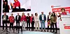 NY LEDELSE: Fra venstre; Odd-Haldgeir Larsen, Gerd Øiahals, Svend Morten Voldsrud, Iren Luther, Helene Harsvik Skeibrok, Jeanette Lea Romslo, Ingunn Reistad Jacobsen, Trond Finstad, Anne Green Nilsen, May-Britt Sundal og Mette Nord.
