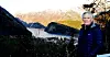 TAFJORD: Ordfører Arne Sandnes,  med utsikt utover bygda Tafjord.