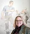 NTL-­tillitsvalgt Gunhild Lurås har hatt ansvaret for flere store utstillinger på Vemork, blant annet om 8-timersdagen.