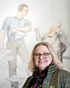 NTL-­tillitsvalgt Gunhild Lurås har hatt ansvaret for flere store utstillinger på Vemork, blant annet om 8-timersdagen.