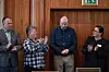 Fra venstre: Runar Elshaug Roos, Fellesforbundet, Fie Schramm Olsen, Fellesorganisasjonen, Espen Skare, Norges Offisers- og spesialistforbund og Anne-Marit Svenneby fra Fellesorganisasjonen.