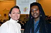 Nestleder i Fagforbundet, Sissel M. Skoghaug sammen med rådgiver i Fagforbundet, Moza Mwilima