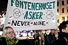 «Never alone» stod det på en av parolene under onsdagens markering.